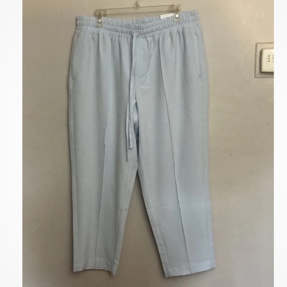 9-27 Lane Bryant Pants The Perfect Drape Ankle Trouser Blue 16 NWT